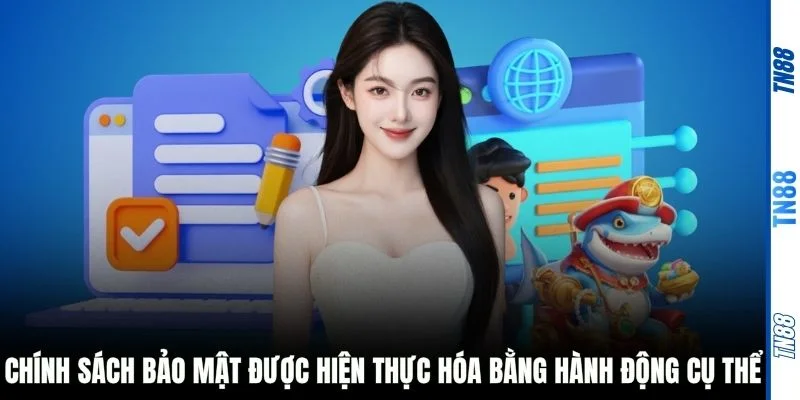 Chính sách bảo mật được hiện thực hóa bằng hành động cụ thể