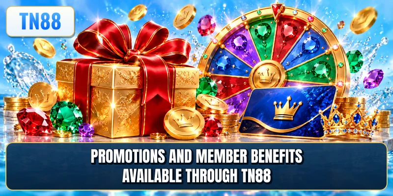 Promotions and member benefits available through TN88